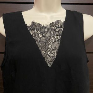 H&M lace detail blouse